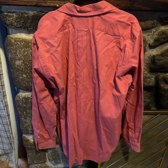 Vtg 90s Polo Ralph Lauren Salmon Button Down, XL - Picture 3 of 3